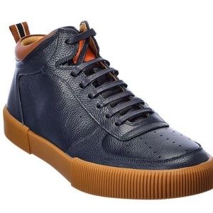 NWB men’s French Connection navy Dion Leather sneaker